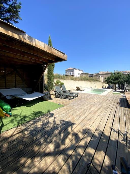 Villa Spacieuse -Vue Exceptionnelle- Piscine Saint-Romain-de-Lerps Exterior foto