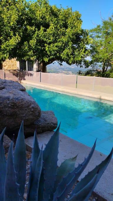 Villa Spacieuse -Vue Exceptionnelle- Piscine Saint-Romain-de-Lerps Exterior foto